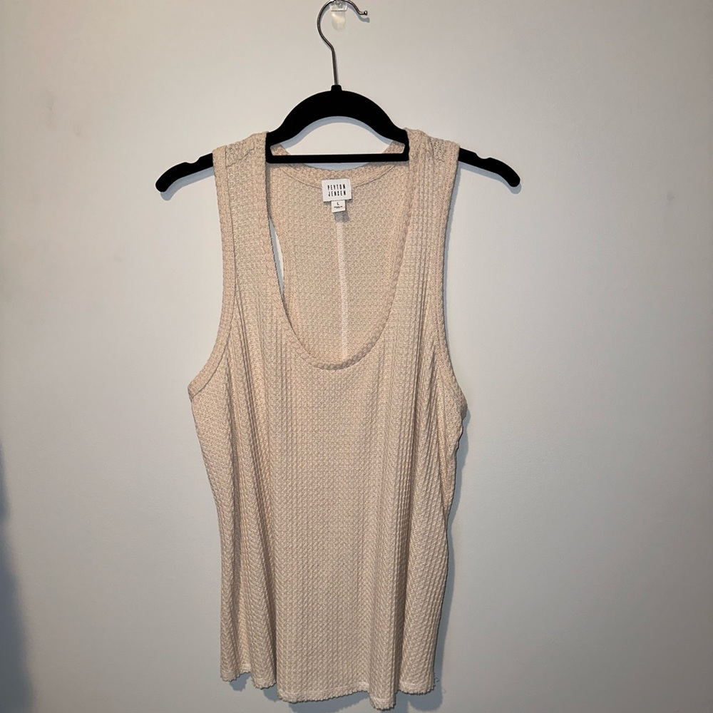 Evereve Racerback Waffle Tank